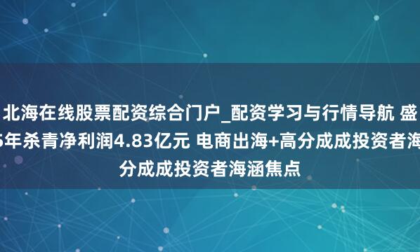 北海在线股票配资综合门户_配资学习与行情导航 盛业2025年杀青净利润4.83亿元 电商出海+高分成成投资者海涵焦点