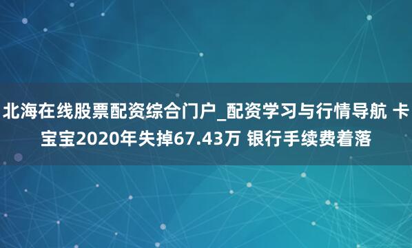 北海在线股票配资综合门户_配资学习与行情导航 卡宝宝2020年失掉67.43万 银行手续费着落