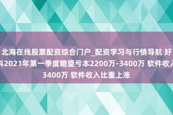北海在线股票配资综合门户_配资学习与行情导航 好意思亚柏科2021年第一季度瞻望亏本2200万-3400万 软件收入比重上涨