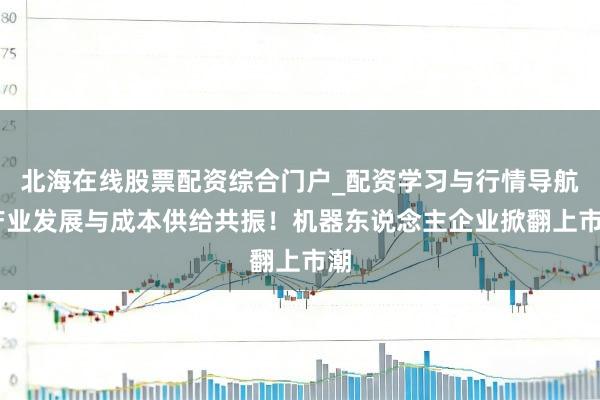 北海在线股票配资综合门户_配资学习与行情导航 产业发展与成本供给共振！机器东说念主企业掀翻上市潮