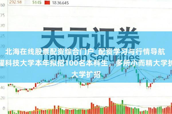 北海在线股票配资综合门户_配资学习与行情导航 福耀科技大学本年拟招100名本科生，多所小而精大学扩招